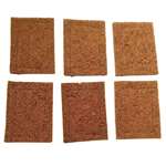 Bio Degradable Coconut Coir Natural Organic Vessel Wash Scrubber with Cotton Stitch Pack of 6